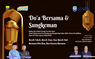 Doa Bersama & Sungkeman: Saat Haru dan Penuh Makna Jelang Ujian Akhir Kelas XII