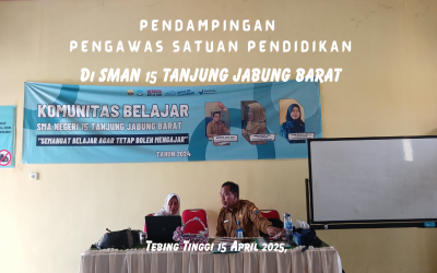 Pengawas Pembina Kunjungi SMAN 15 Tanjung Jabung Barat, Bawa Semangat Baru untuk Guru dan Siswa!