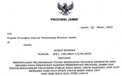 Pengumuman Penyesuaian Pelayanan Publik dan Tugas Kedinasan ASN pada Masa Libur Nasional dan Cuti Bersama