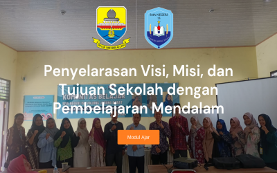 PENYELARASAN VISI, MISI, DAN TUJUAN SATUAN PENDIDIKAN DENGAN PEMBELAJARAN MENDALAM